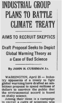 The
        header for the original article as it appeared in the New York
        Times.